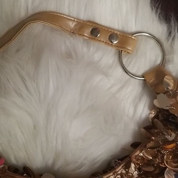 Gold Shoulder bag NWOT!!! - Picture 3 of 3